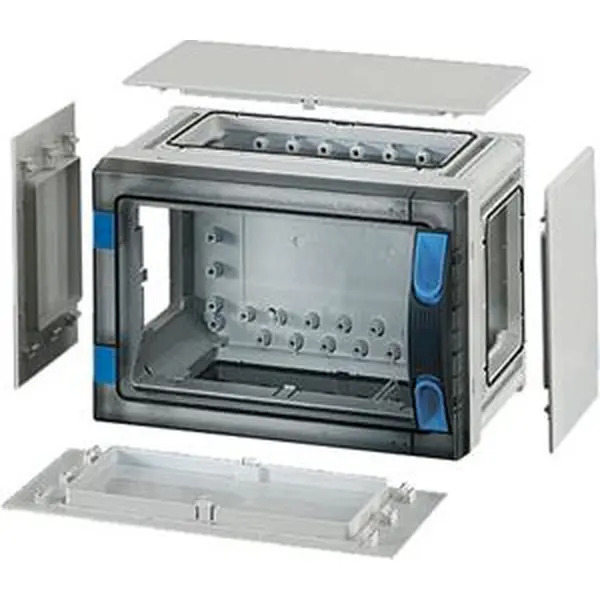 Hensel - ENYSTAR empty box, mounting dimensions 216x126x136mm, transparent door - Hensel