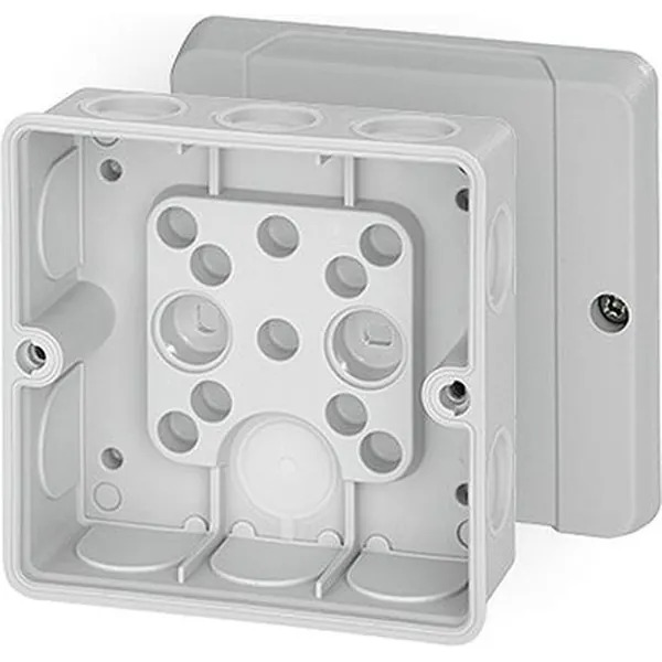 Hensel - Junction box DE 9340 Z 98x98x55 mm IP55 halogen free without terminals - Hensel
