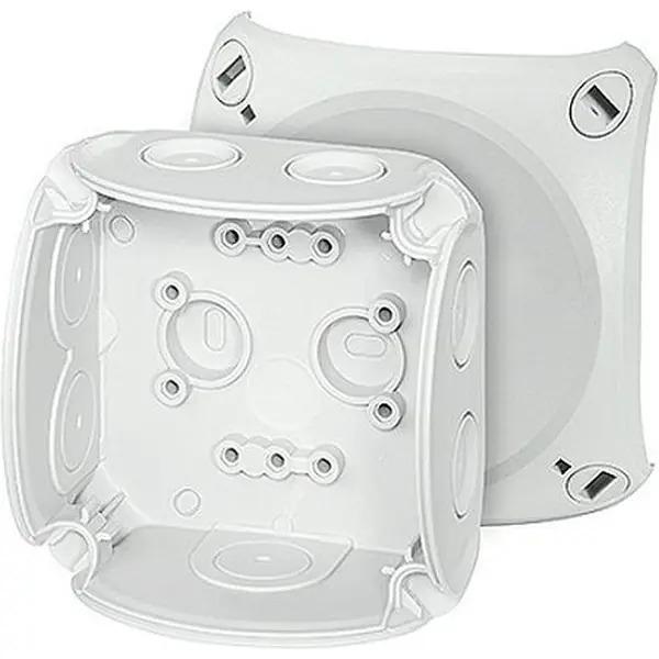 Hensel - Junction box DK 0200 GZ 93x93x62mm IP66 grey halogen free without terminals - Hensel