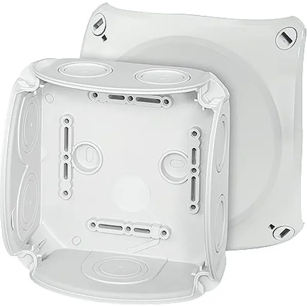 Hensel - Junction box DK 0600 GZ 130x130x77mm IP66 halogen free without terminals - Hensel