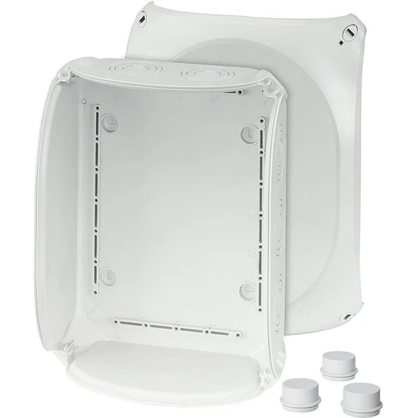 Hensel - Junction box DK 3500 G 295x225x122mm without terminals, grey IP66 - Hensel