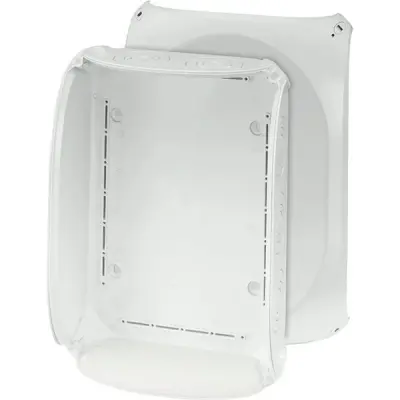 Junction Box Dk 5000 B 355x255x122mm Without Terminals, Grey Ip66 - Hensel