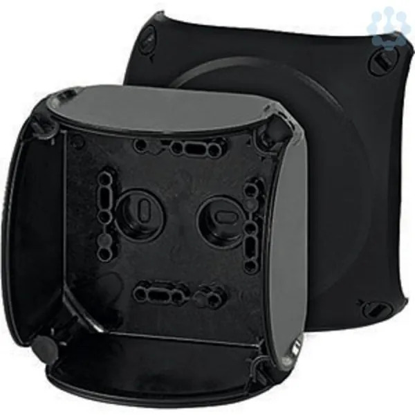 Hensel - Junction box KF 0400 C 104x104x70mm IP66/67 black without terminals - Hensel