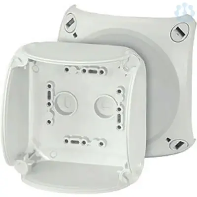 Junction Box Kf 0400 H 104x104x70mm Ip66/67 Grey Without Terminals - Hensel