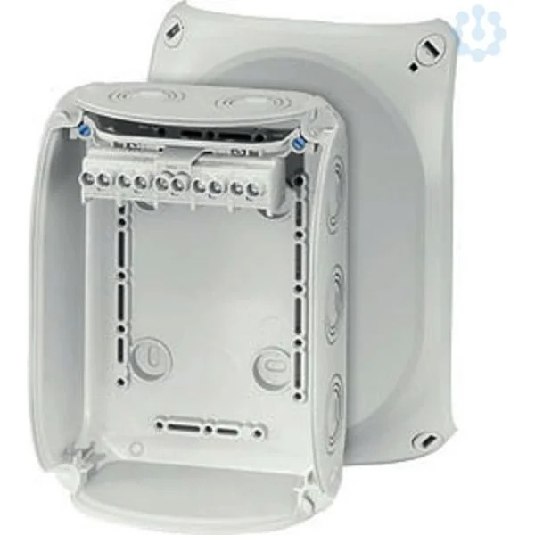Hensel - Junction box KF 1006 G 180x130x77mm IP66/67 grey with 5x6mm² terminal - Hensel