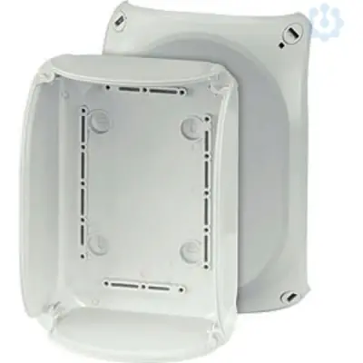 Junction Box Kf 1610 H 210x155x92mm Ip66/67 Grey Without Terminals - Hensel