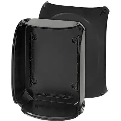 Junction Box Kf 3500 C 295x225x122mm Without Terminals, Black Ip66/67 - Hensel