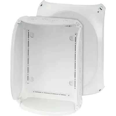 Junction Box Kf 3500 G 295x225x122mm Without Terminals, Grey Ip66/67 - Hensel