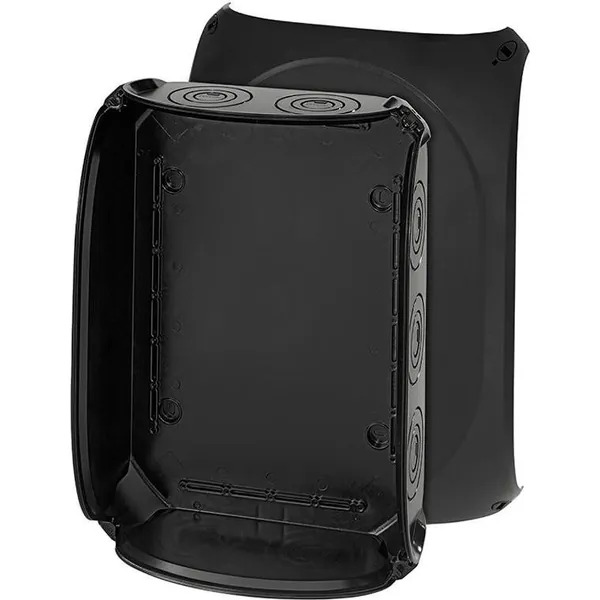 Hensel - Junction box KF 5000 B 355x255x122mm without terminals, black IP66/67 - Hensel