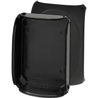Junction Box Kf 5000 C 355x255x122mm Without Terminals, Black Ip66/67 - Hensel