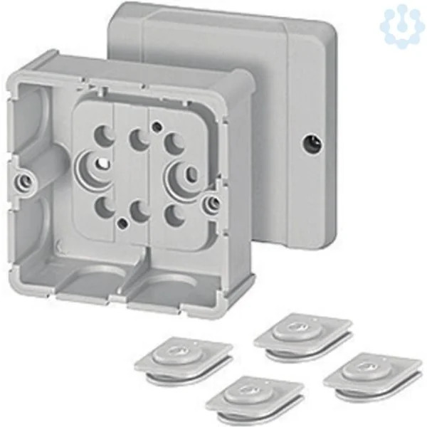 Hensel - Junction box KF 9020 88x88x49mm IP54 grey without terminals - Hensel