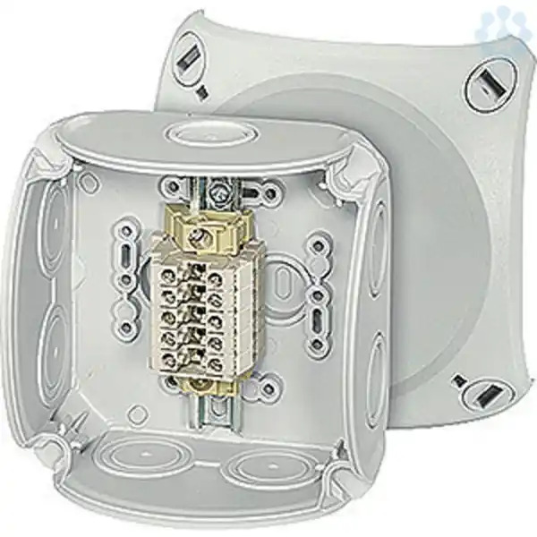 Hensel - Junction box RK 0405 T IP66 grey, with 5 terminal blocks, WKM 4/U, 1,5-4 mm2 - Hensel