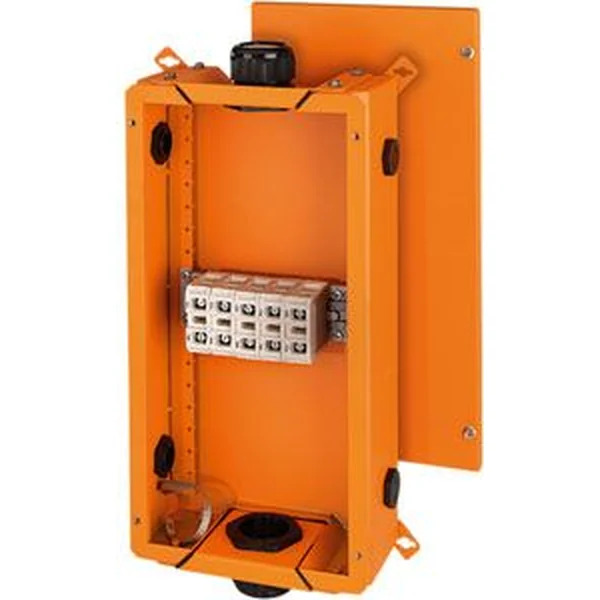 Hensel - junction box tested for intrinsic fire resistance, 16-50 qmm, 5-pole, sheet steel - Hensel