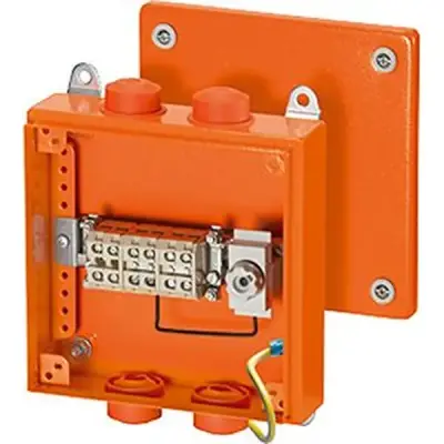Junction Box Tested For Intrinsic Fire Resistance, 1,5-10 Qmm, With Fused Branch - Hensel