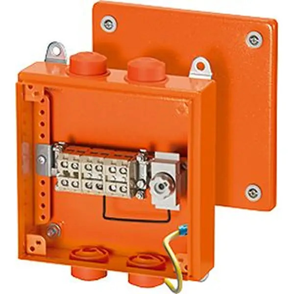 Hensel - junction box tested for intrinsic fire resistance, 1,5-10 qmm, with fused branch - Hensel