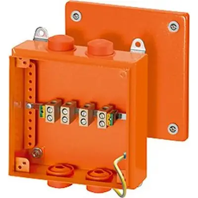 Junction Box Tested For Intrinsic Fire Resistance, 1.5-16 Sqmm, 5-pole - Hensel