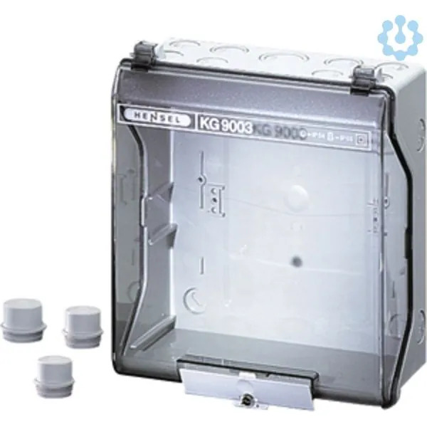 Hensel - Junction box with transparent lid KG 9003 253x217x115mm IP65 - Hensel
