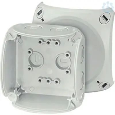 Kf 0200 G Ip66/67 93x93x62mm Junction Box, Grey - Hensel