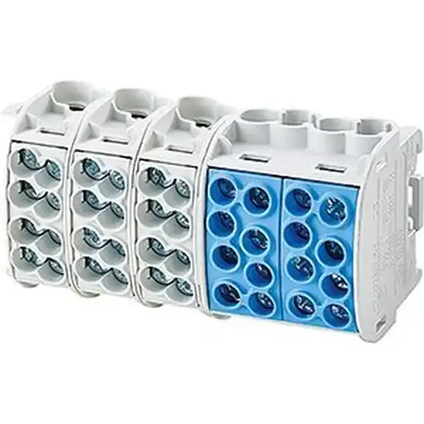 Hensel - Main line branch terminal as a connecting terminal, 1,5-25 mm², Cu. For assembly on DIN rail. - 1