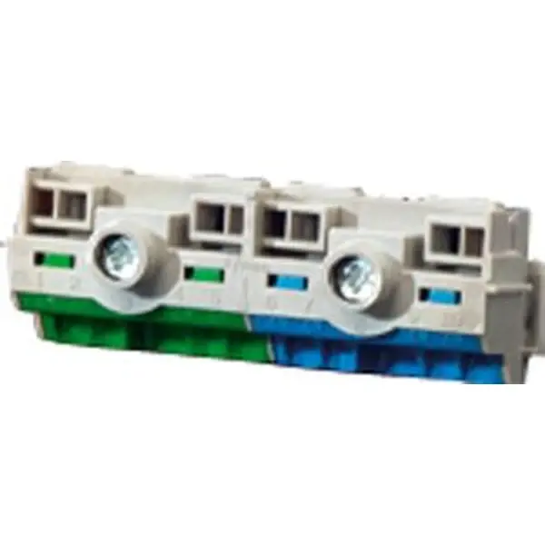 Hensel - KV-PE and N terminal for small-type distribution board with 3 modules. FIXCONNECT plug-in terminal technology. - 1