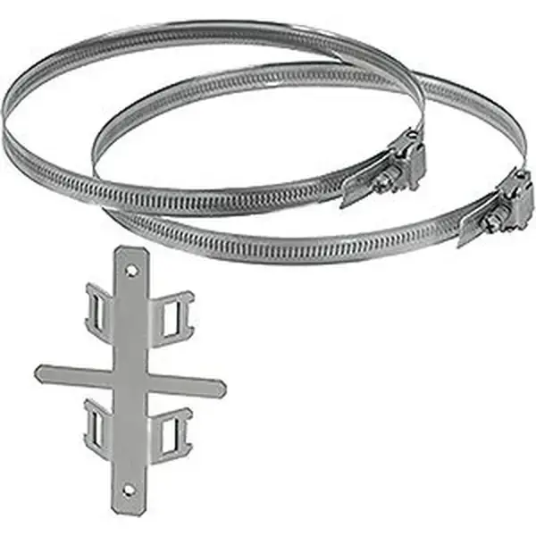 Hensel - Mounting kit for pipe and pole mounting of small-type distribution boards. Suitable for pipe/pole-diameters of 60 - 150 mm. - 1