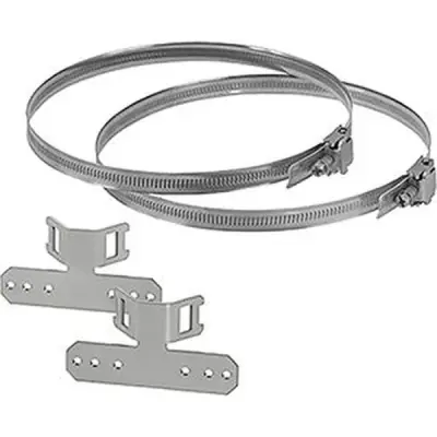 Hensel - Mounting kit for pipe and pole mounting of cable junction boxes. Suitable for pipe/pole-diameters of 60 - 150 mm. Fits ENYCASE DK, KF and WP for nominal cross sections 10 mm² and 16 mm². - 1