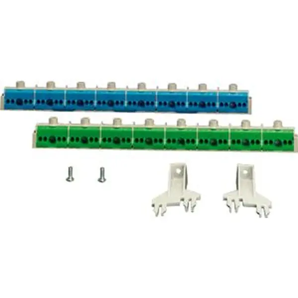 Hensel - PE and N terminal per PE/N 8 x 25 mm², 32 x 4 mm² for ENYSTAR enclosure. FIXCONNECT plug-in terminal technology for copper conductors. N separable, up to 4 different potentials. - 1