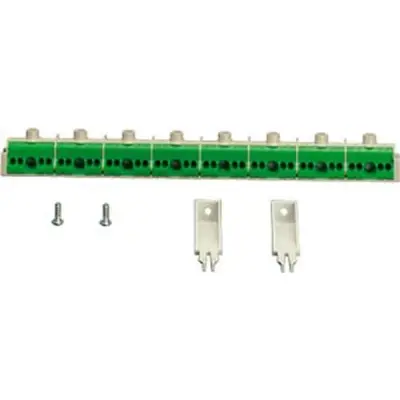 Hensel - PE terminal 8 x 25 mm², 32 x 4 mm² for ENYSTAR enclosure. FIXCONNECT plug-in terminal technology for copper conductors. - 1