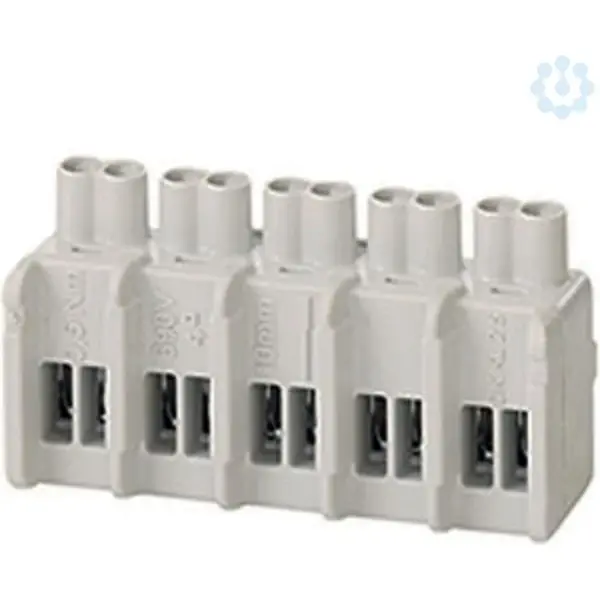 Hensel - Terminals for junction boxes DK KL 02, 5-pole, 1,5-4 mm2, Cu, for assembly with bracket - 1