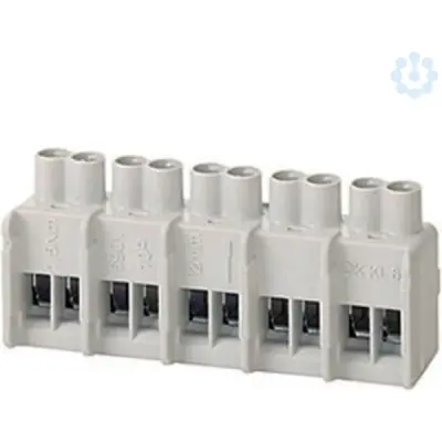 Hensel - Terminals for junction boxes DK KL 06, 5-pole, 1,5-10 mm2, Cu, for assembly with bracket - 1