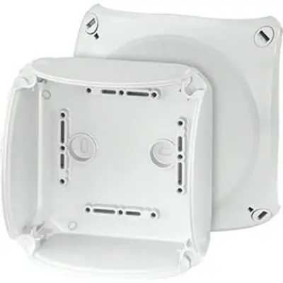 Hensel - Empty boxes with opaque lid Built-in dimensions 102x102x62 mm - 1
