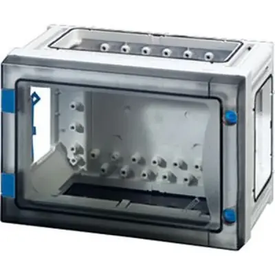 Hensel - ENYSTAR empty box, mounting dimensions 216x126x136mm, transparent door - 1