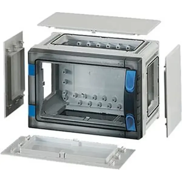Hensel - ENYSTAR empty box, mounting dimensions 216x126x136mm, transparent door - 1