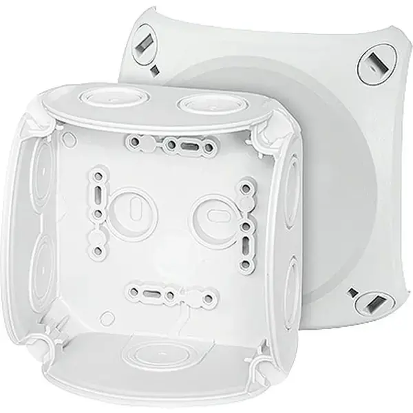 Hensel - Junction box DK 0400 GZ 104x104x70mm IP66 grey halogen free without terminals - 1