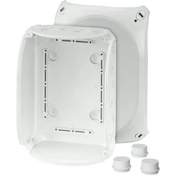 Hensel - Junction box DK 1600 G 210x155x92mm IP66 grey without terminals - 1