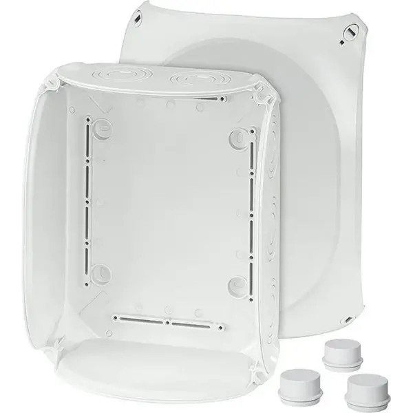 Hensel - Junction box DK 2500 GZ 255x205x112mm without terminals, grey IP66 - 1
