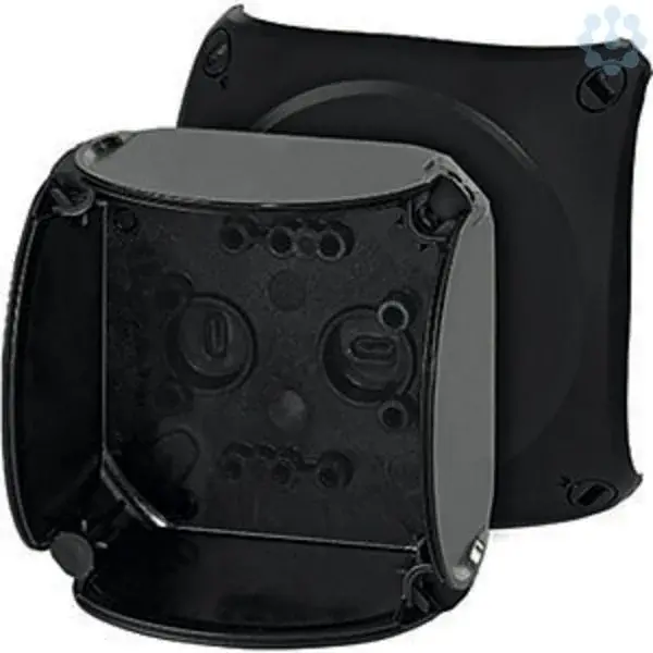 Hensel - Junction box KF 0200 C 93x93x62mm IP66/67 black without terminals - 1
