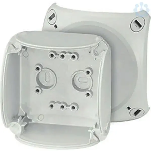 Hensel - Junction box KF 0200 H 93x93x62mm IP66/67 grey without terminals - 1