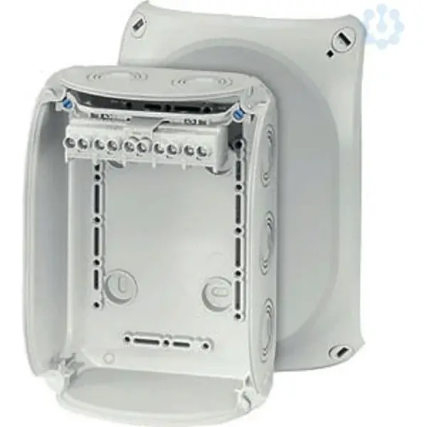 Hensel - Junction box KF 1006 G 180x130x77mm IP66/67 grey with 5x6mm² terminal - 1