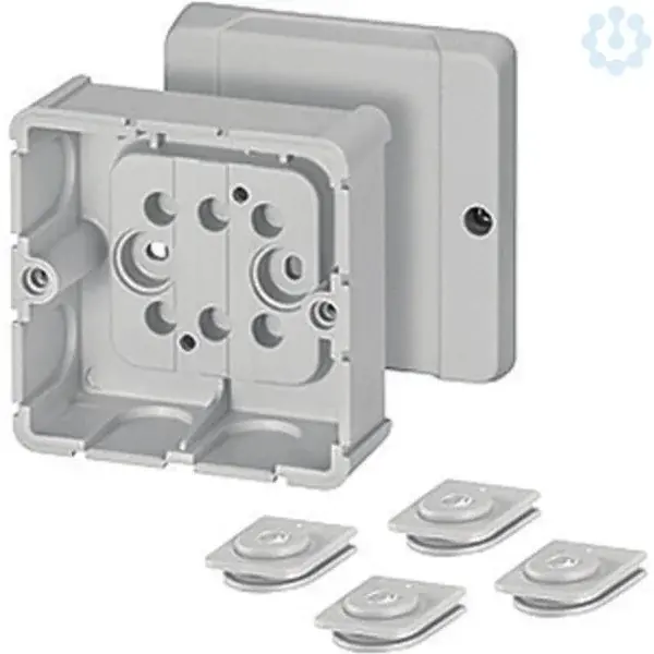 Hensel - Junction box KF 9020 88x88x49mm IP54 grey without terminals - 1