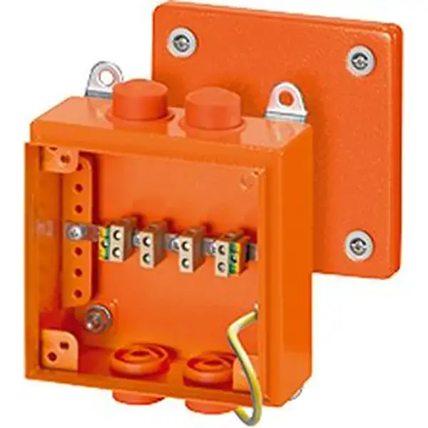 Hensel - junction box tested for intrinsic fire resistance, Diameter 0.8 (0.5 sqmm)-4 sqmm, 5p. steel sheet - 1