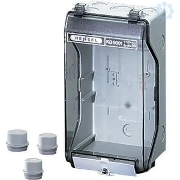 Hensel - Junction box with transparent lid KG 9001 253x136x115mm IP65 - 1