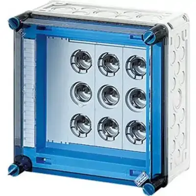 Mi Fuse Box, 3x3x63a, Diii, E33 Bus-mounted 250 A, 5-pole, - Hensel