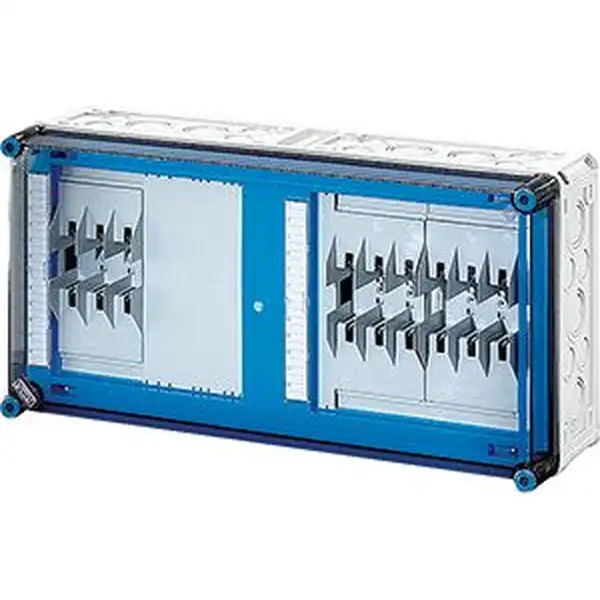 Hensel - Mi HRC fuse box 3xNH 00, 3-pole, busbar 250 A, 5-pole, - Hensel