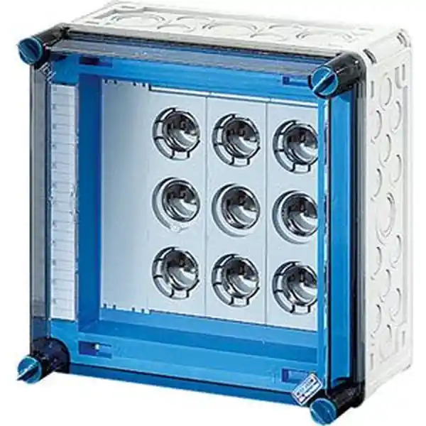 Hensel - Mi fuse box, 3x3x63A, DIII, E33 bus-mounted 630 A, 5-pole, - Hensel