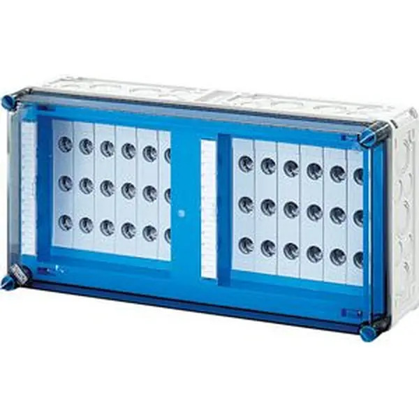 Hensel - Mi screw-type fuse box, 12x3x63A,D02,E18 bus-mounted 630 A, 5-pole, - Hensel