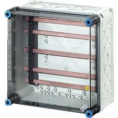 Mi Busbar Box 300x300mm, Busbars 250 A, 5-pole, - Hensel