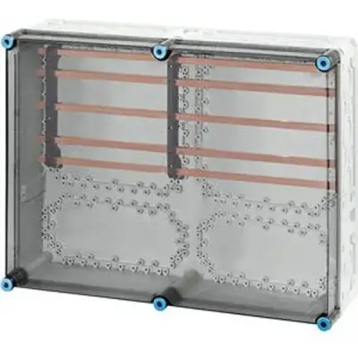 Mi Busbar Boxes 600x450mm, Busbars 250 A, 5-pole, - Hensel