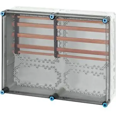 Mi Busbar Boxes 600x450mm, Busbars 400 A, 5-pole, - Hensel
