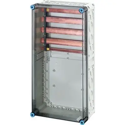 Mi Busbar Box 300x600mm, Busbars 630 A, 5-pole, - Hensel
